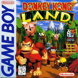 Donkey Kong Land box art (GB)