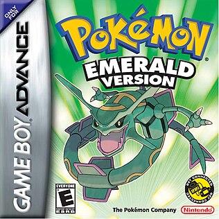 Pokémon Emerald box art (GBA)
