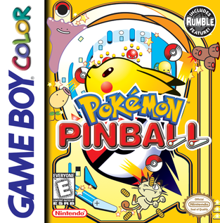 Pokémon Pinball box art (GBC)