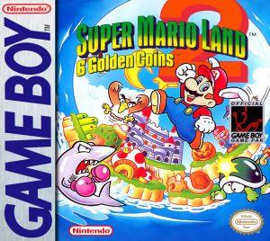 Super Mario Land 2: 6 Golden Coins box art (GB)